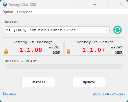 Drive Selection and Install