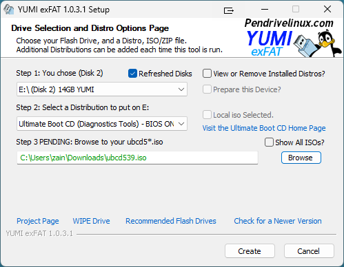 Finalize creation of the UBFD